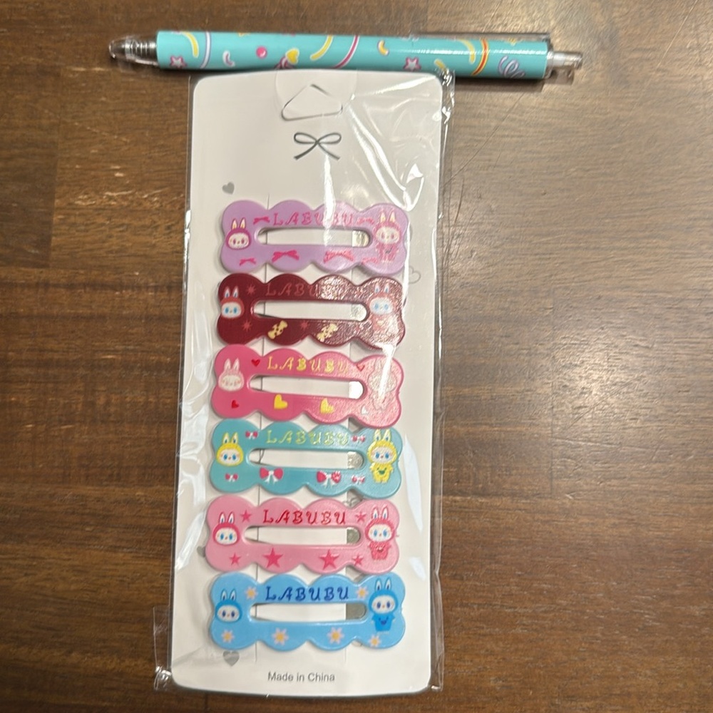 Colorful LABUBU Hair Clips Set - Picture 3 of 3